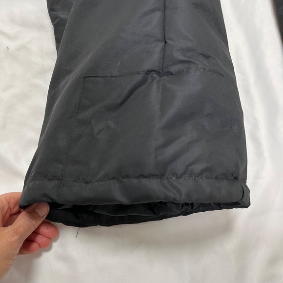 Vintage Sportscaster Snow Pants Mens L Bibs Black Ski Retro Insulated - Picture 14 of 16